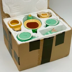 Clearance Pamono Vintage Tea Service by Massimo Iosa Ghini for Memphis Naj Oleari, 1980s, Set of 13