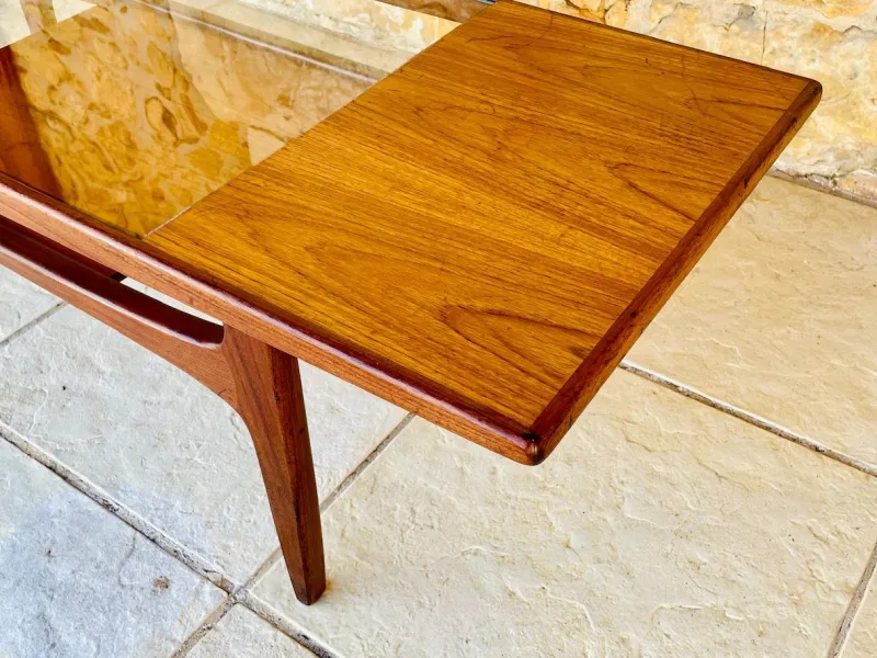 Clearance Pamono Vintage Teak and Glass Coffee Table from G-Plan, 1960s