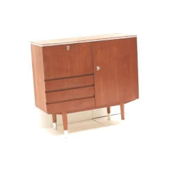 Pamono Vintage Teak Bar Cabinet, 1960s> Cabinets & Wardrobes