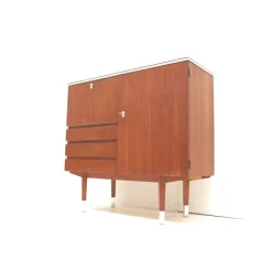 Pamono Vintage Teak Bar Cabinet, 1960s><noscript><img width=