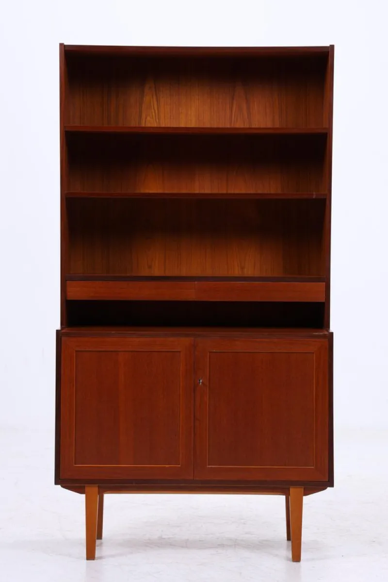 Pamono Vintage Teak Bookcase, 1960s> Shelves & Wall Units