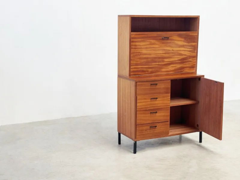 Sale Pamono Vintage Teak Cabinet or Secretaire from Simpla Lux, 1970s