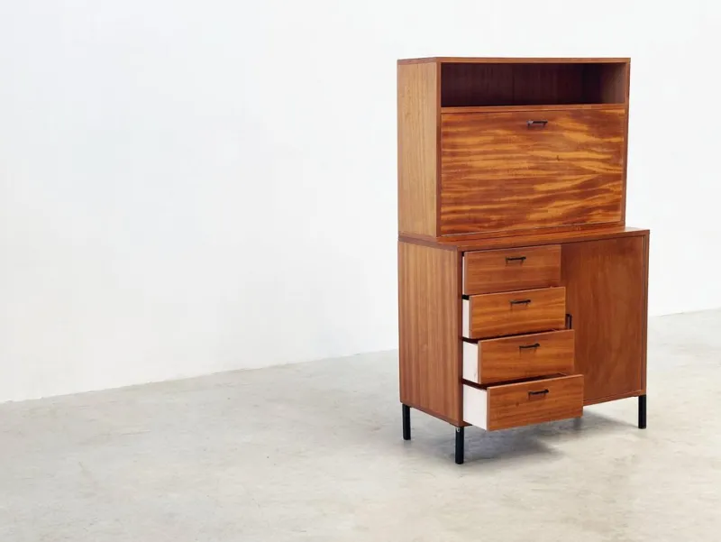 Sale Pamono Vintage Teak Cabinet or Secretaire from Simpla Lux, 1970s