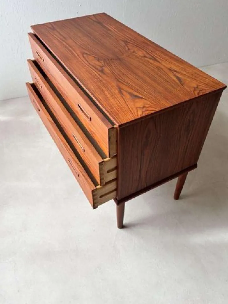 Discount Pamono Vintage Teak Chest of Drawers, 1960s