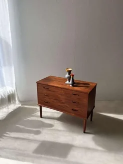 Discount Pamono Vintage Teak Chest of Drawers, 1960s