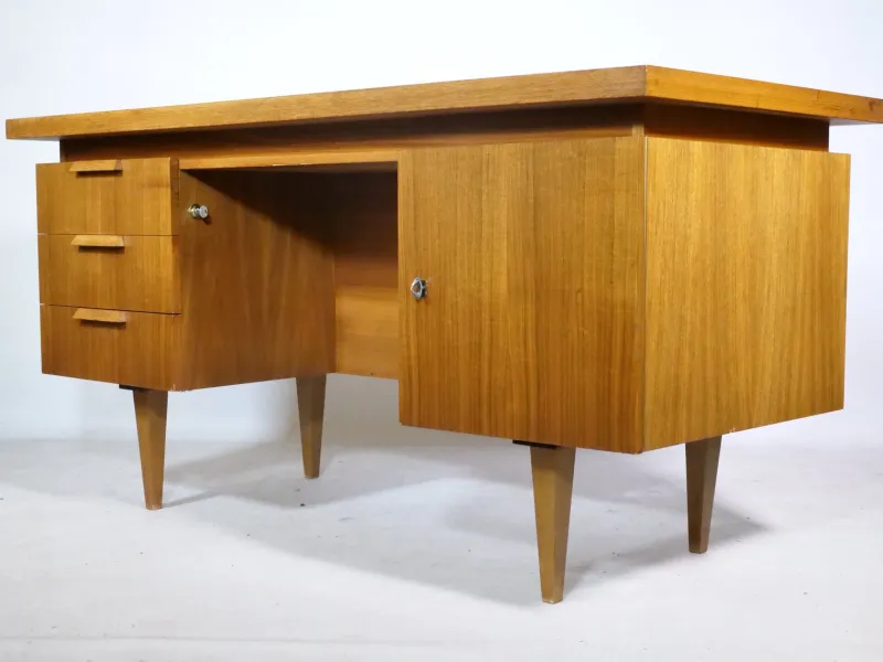 Pamono Vintage Teak Desk, 1960s> Desks