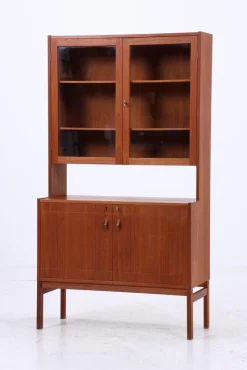 Clearance Pamono Vintage Teak Display Cabinet, 1960s