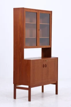 Clearance Pamono Vintage Teak Display Cabinet, 1960s