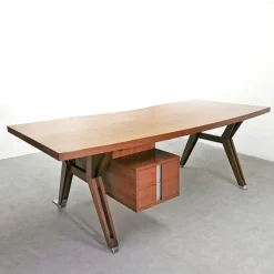 Pamono Vintage Teak Executive Desk from Mim Roma, 1960s> Desks