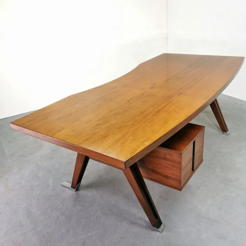 Pamono Vintage Teak Executive Desk from Mim Roma, 1960s> Desks