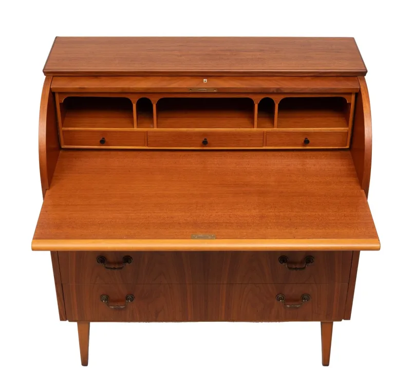 Pamono Vintage Teak Secretary by Egon Ostergaard, Sweden, 1960s> Secretaires