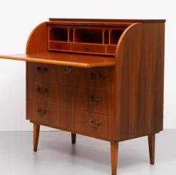 Pamono Vintage Teak Secretary by Egon Ostergaard, Sweden, 1960s><noscript><img width=