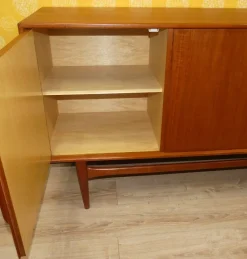 Pamono Vintage Teak Sideboard by Heinrich Riestenpatt for RT Möbel, 1960s><noscript><img width=