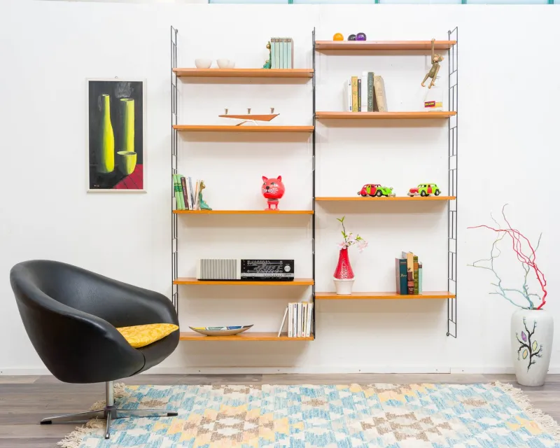 Pamono Vintage Teak Wall Shelf from WHB, 1960s> Shelves & Wall Units
