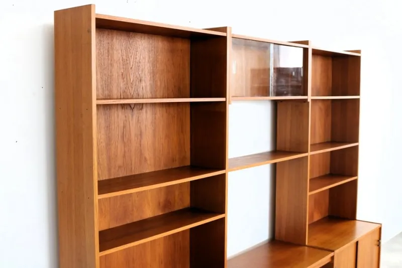 Pamono Vintage Teak Wall Unit, 1960s> Shelves & Wall Units