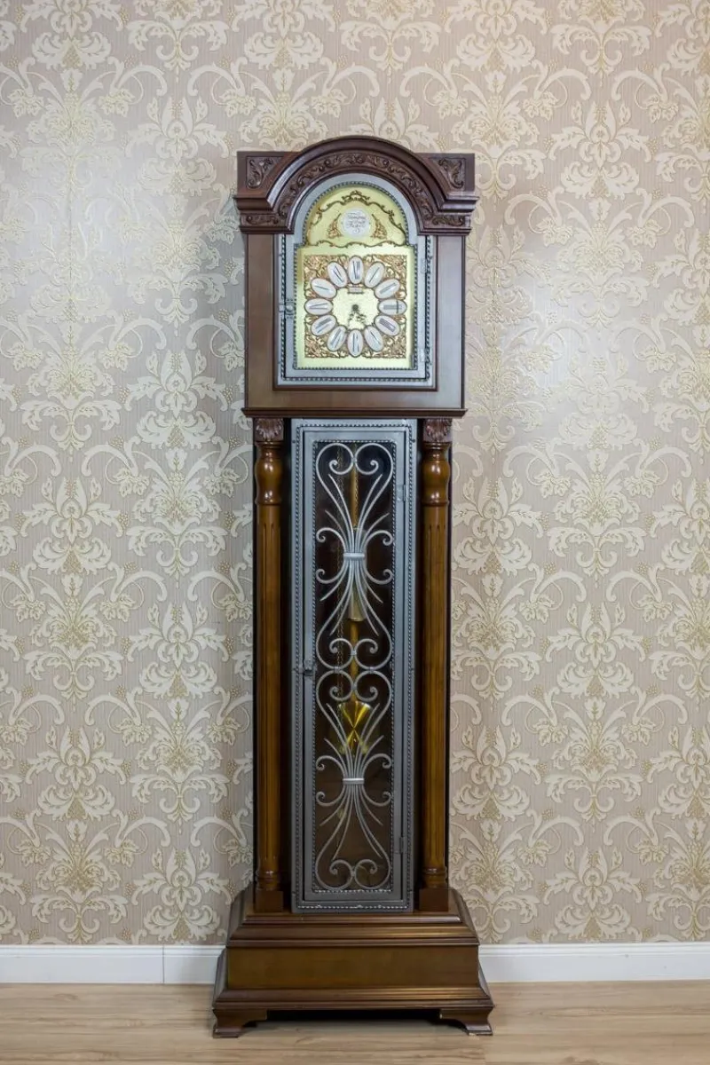 Pamono Vintage Tempus Fugit Grandfather Clock with Chime, 1985> Clocks