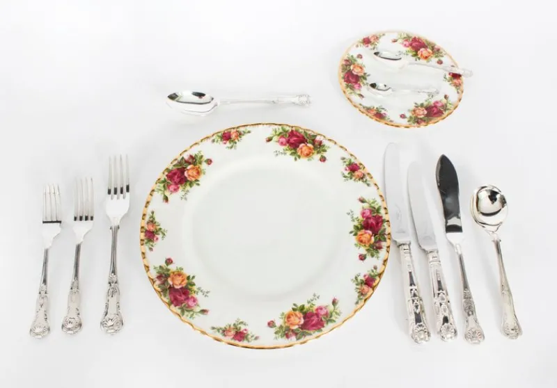 Online Pamono Vintage 20th Century Sterling Silver Cutlery Set, 1978, Set of 127