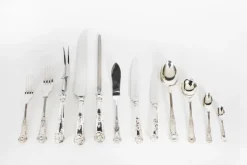 Online Pamono Vintage 20th Century Sterling Silver Cutlery Set, 1978, Set of 127