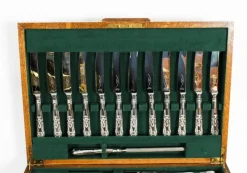 Online Pamono Vintage 20th Century Sterling Silver Cutlery Set, 1978, Set of 127