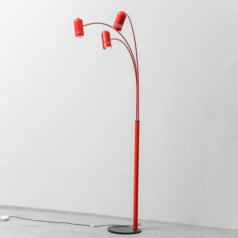 New Pamono Vintage Three-Light Floor Lamp, 1970s
