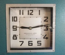 Pamono Vintage Time & Attendance Clock from Lambert, 1978> Garden Accessories