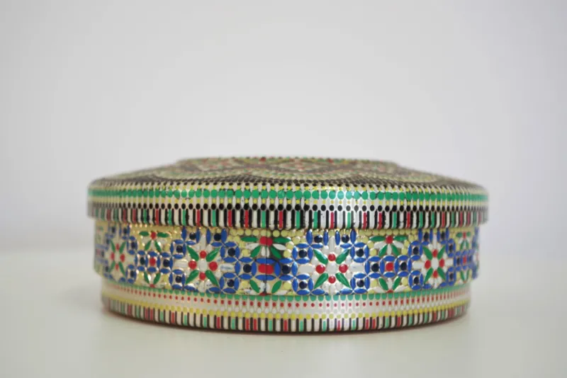 Hot Pamono Vintage Tin Box, Holland, 1970s