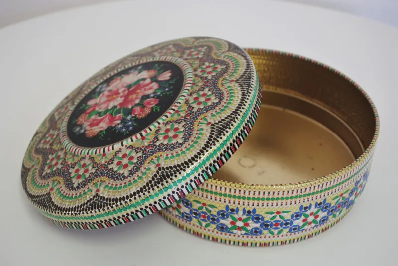 Hot Pamono Vintage Tin Box, Holland, 1970s