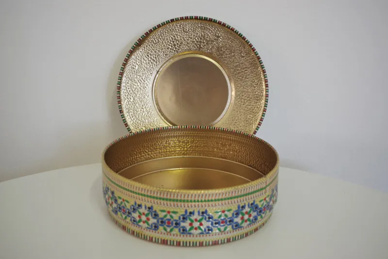 Hot Pamono Vintage Tin Box, Holland, 1970s