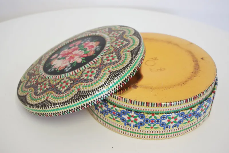 Hot Pamono Vintage Tin Box, Holland, 1970s