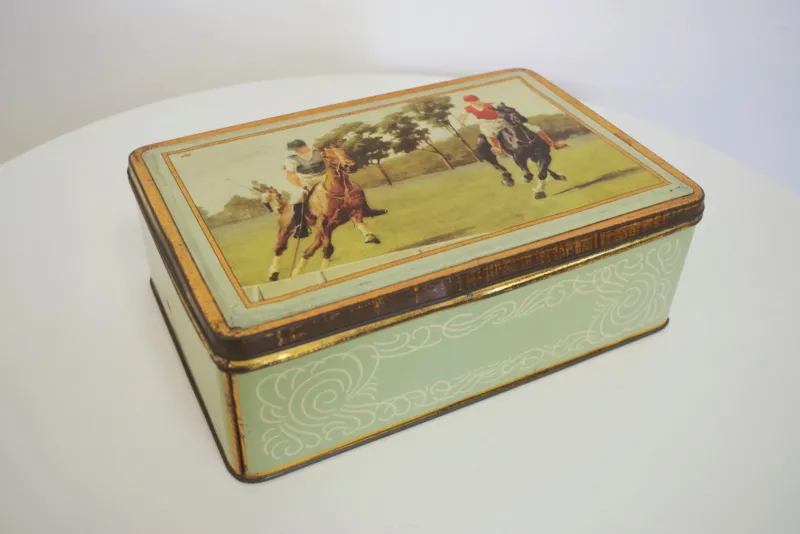 Pamono Vintage Tin Boxes from Industria Ligure Lombarda SRL, 19​​60s, Set of 3> Trunks Crates & Baskets