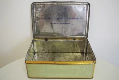 Pamono Vintage Tin Boxes from Industria Ligure Lombarda SRL, 19​​60s, Set of 3><noscript><img width=