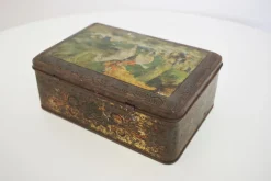 Pamono Vintage Tin Boxes from Industria Ligure Lombarda SRL, 19​​60s, Set of 3><noscript><img width=