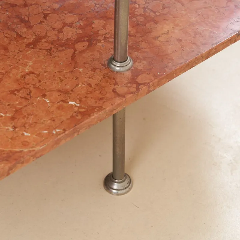 Pamono Vintage Toilet Table in Pink Marble, 1920s> Dressing Tables