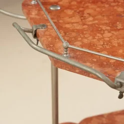 Pamono Vintage Toilet Table in Pink Marble, 1920s><noscript><img width=