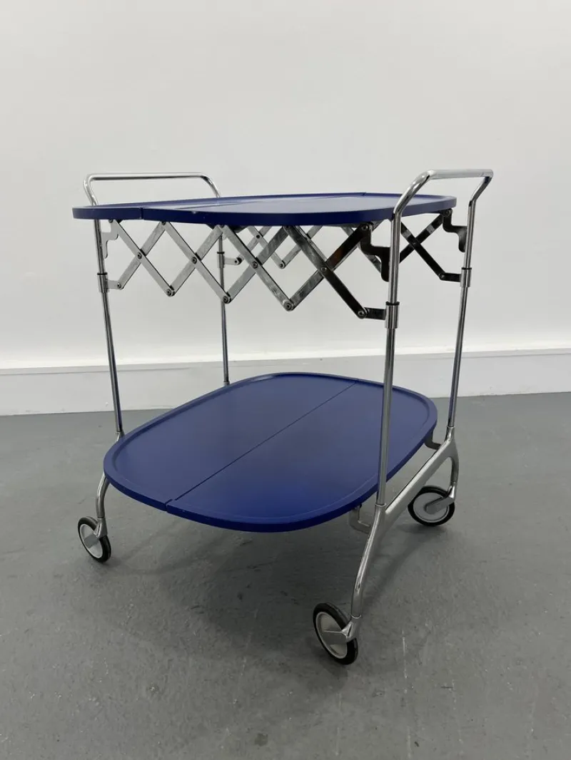 Pamono Vintage Trolley by Antonio Citterio for Kartell, 1970s> Serving Bar Carts & Trolleys