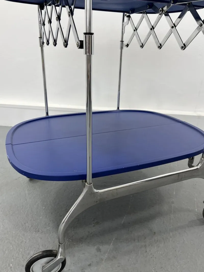 Pamono Vintage Trolley by Antonio Citterio for Kartell, 1970s> Serving Bar Carts & Trolleys