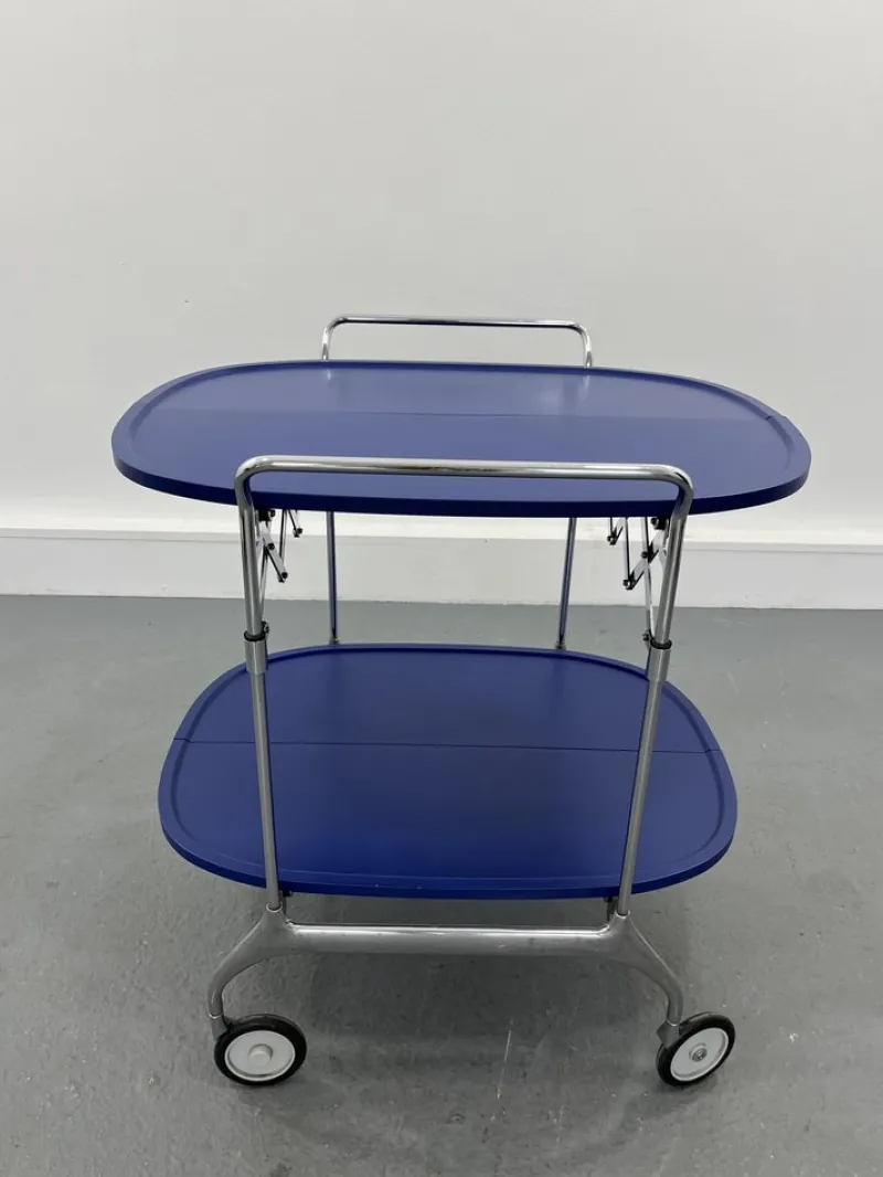 Pamono Vintage Trolley by Antonio Citterio for Kartell, 1970s> Serving Bar Carts & Trolleys