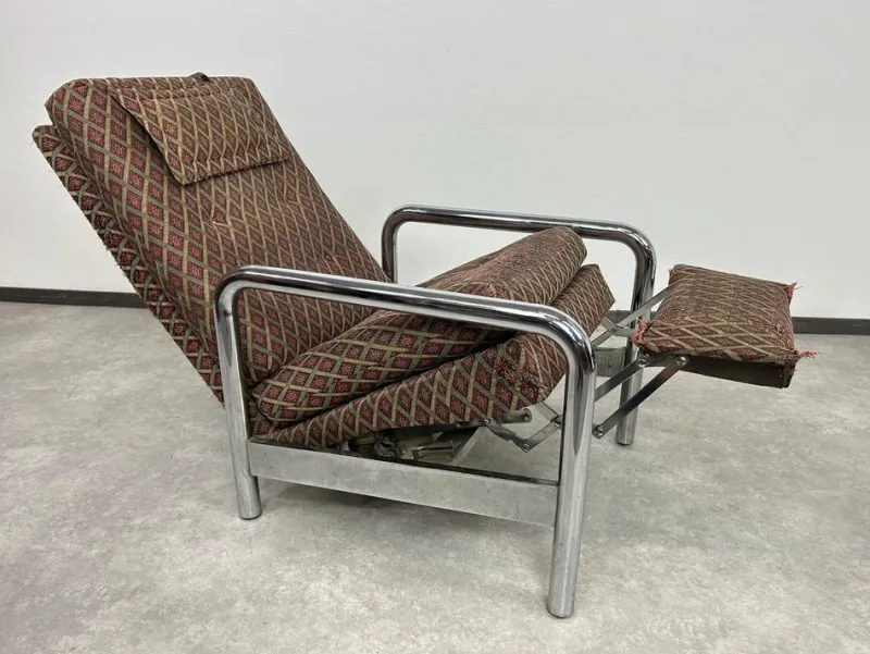 Hot Pamono Vintage Tubular Chrome Recliner by Milo Baughman for James Inc., 1970s