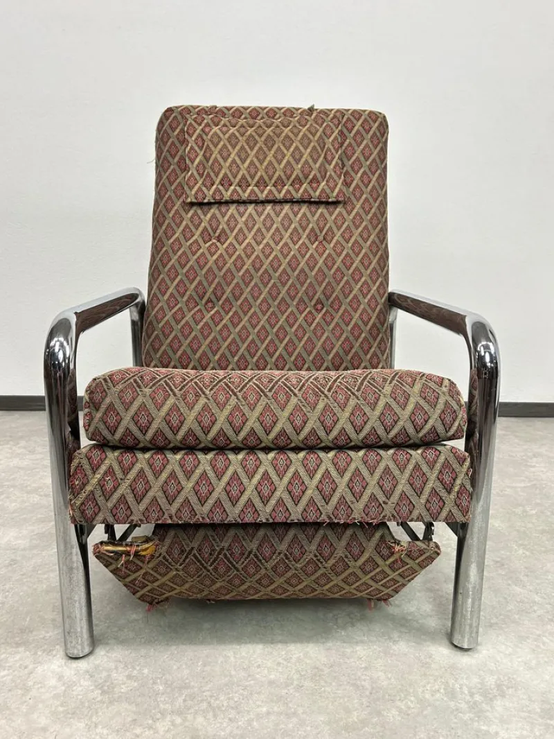 Hot Pamono Vintage Tubular Chrome Recliner by Milo Baughman for James Inc., 1970s