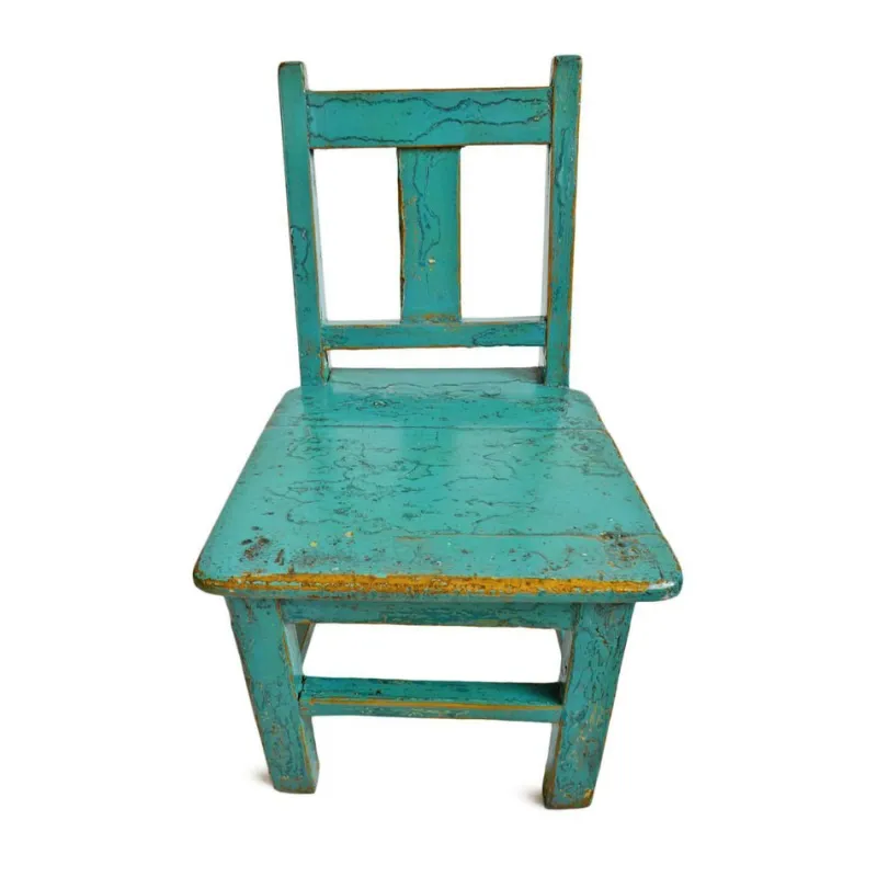 Pamono Vintage Turquoise Blue Children's Chair> Children's Chairs