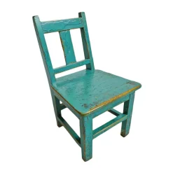 Pamono Vintage Turquoise Blue Children's Chair><noscript><img width=