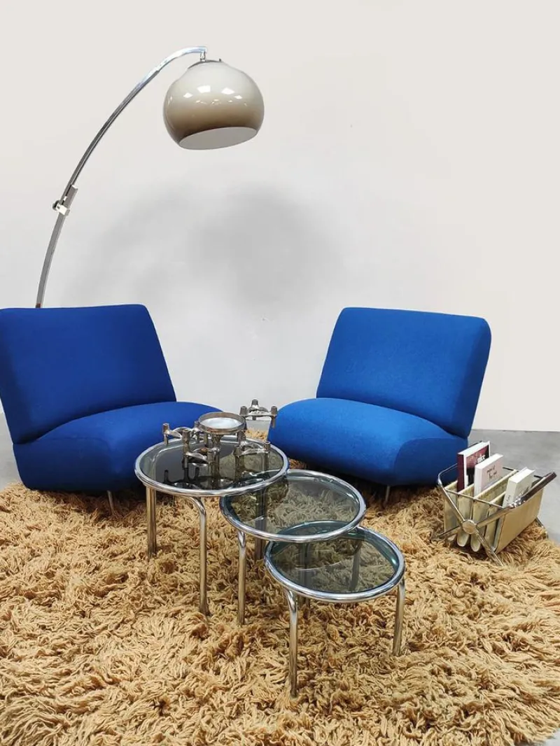Clearance Pamono Vintage Two-Piece Modular Sofa by Theo Ruth for Artifort, 1950s, Set of 2
