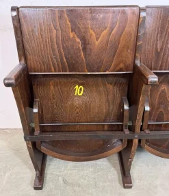 Online Pamono Vintage Two-Seat Cinema Bench from Ton, 1960s