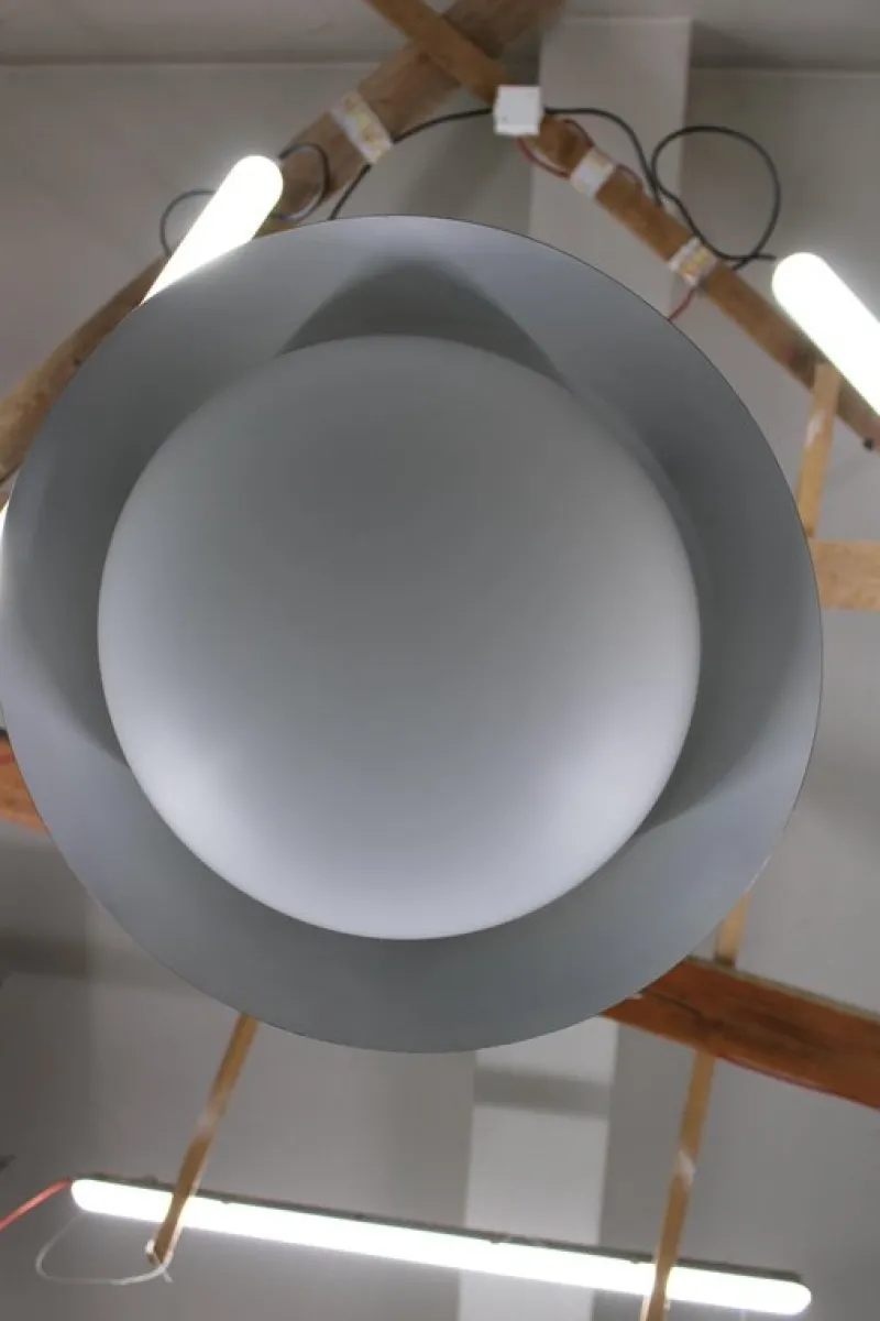 Pamono Vintage UFO Pendant Light by Josef Hurka for Napako, 1950s> Ceiling Lights