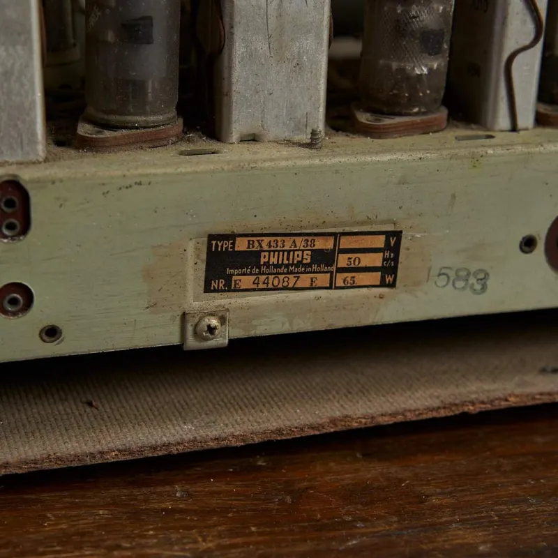 Pamono Vintage Valve Radio from Philips, 1950s> Electronics