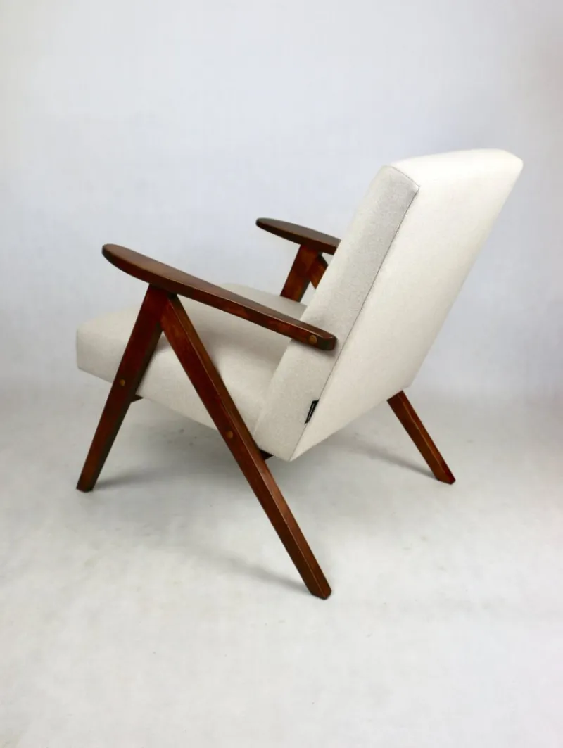 Pamono Vintage VAR B-310 Armchair in Beige Wool, 1970s> Lounge Chairs & Armchairs