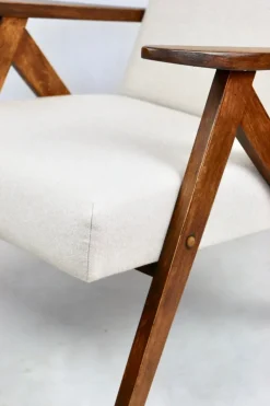 Pamono Vintage VAR B-310 Armchair in Beige Wool, 1970s><noscript><img width=