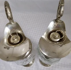Pamono Vintage Vecchia Romagna Wine Decanters, 1950s, Set of 2><noscript><img width=
