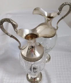 Pamono Vintage Vecchia Romagna Wine Decanters, 1950s, Set of 2><noscript><img width=
