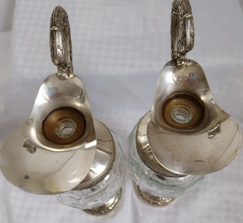 Pamono Vintage Vecchia Romagna Wine Decanters, 1950s, Set of 2> Bottles, Carafes & Jugs